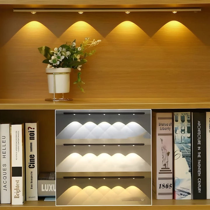 Wireless LED Fixture with Motion Sensor – LumiSense-Silver-20cm-State of Style