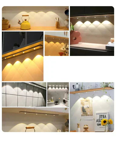 Wireless LED Fixture with Motion Sensor - LumiSense-Silver-20cm-State of Style