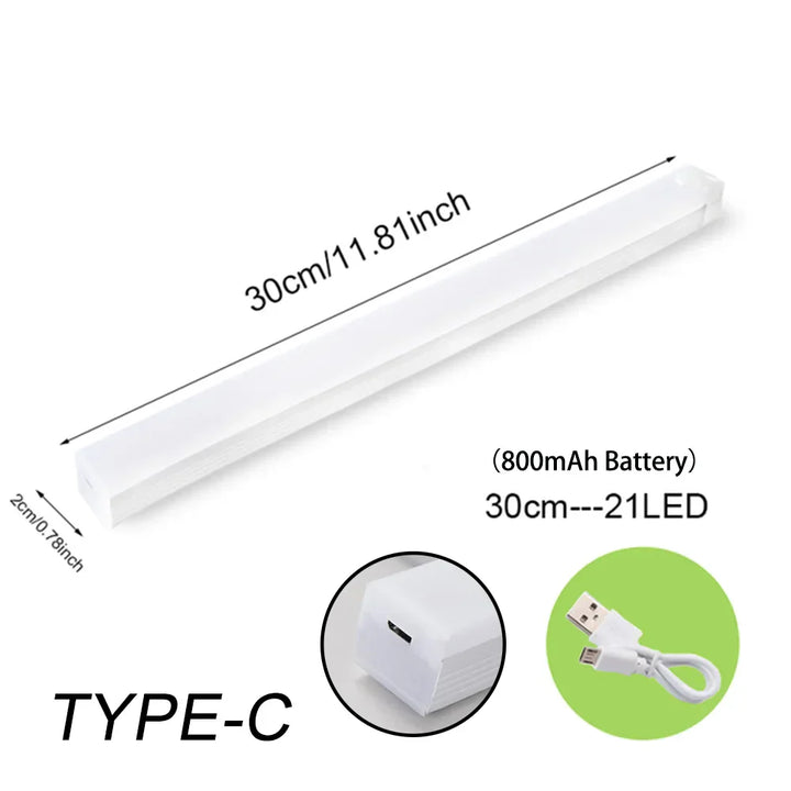 WIRELESS LED NIGHT LIGHT WITH MOTION SENSOR AND RECHARGEABLE BATTERY-State of Style