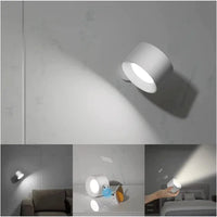 Wireless Rechargeable Wall Lamp - LumoFlex-White-Touch Control-State of Style