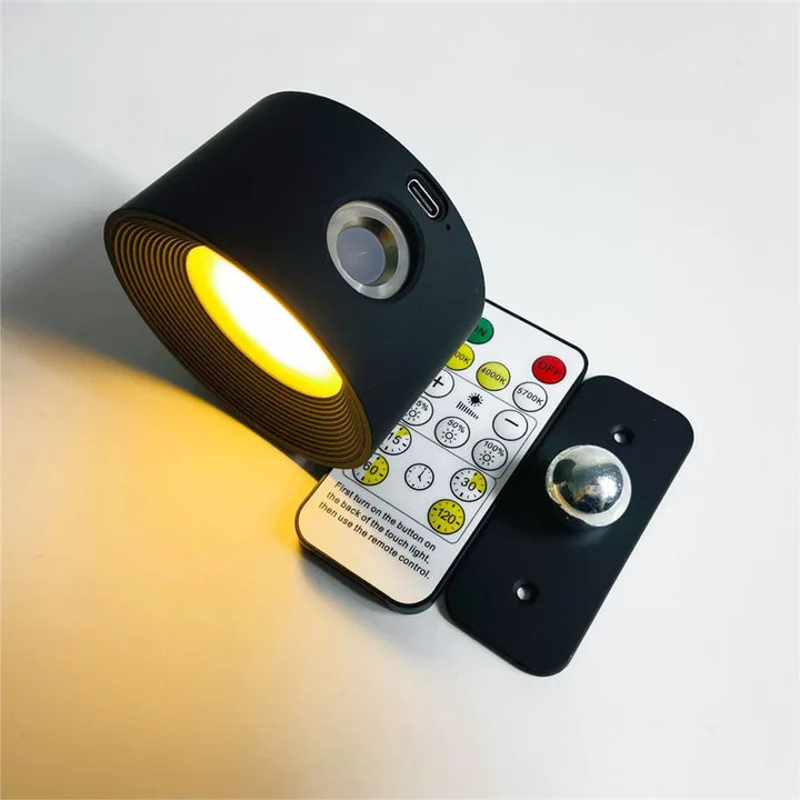 Wireless Rechargeable Wall Lamp - LumoFlex-White-Touch Control-State of Style