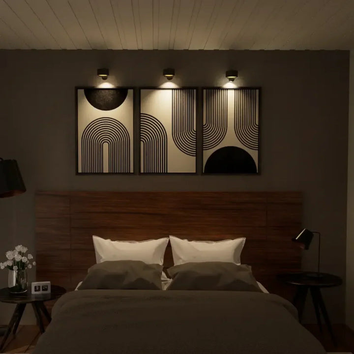 Wireless Rechargeable Wall Lamp - LumoFlex-White-Touch Control-State of Style