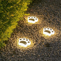 Wireless Solar Footprint Garden Lighting - PawsGlow-Warm white-State of Style