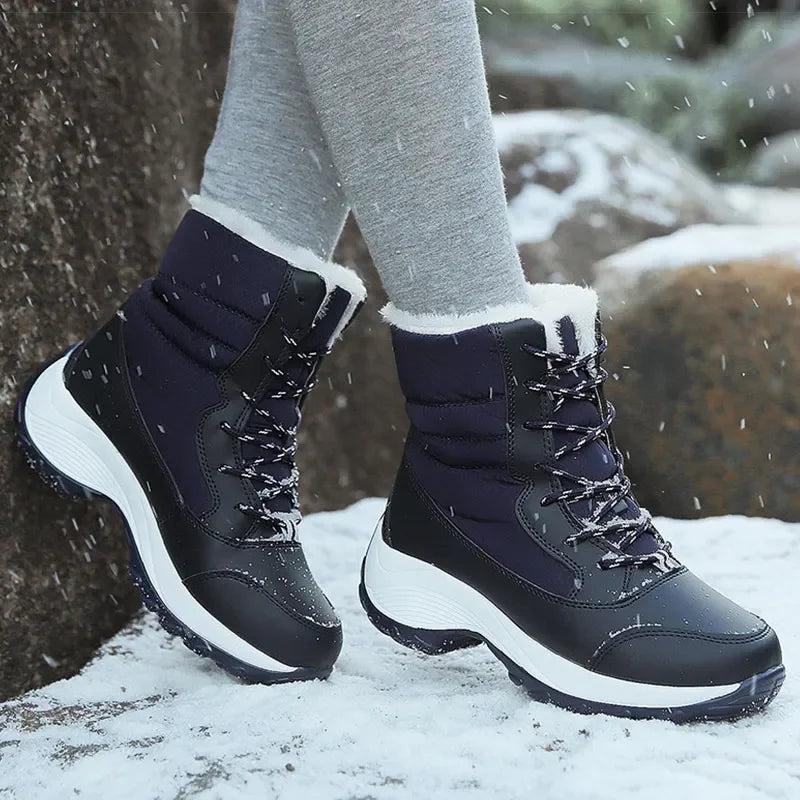 Women's Winter Boots - Talia-Blue-4-State of Style