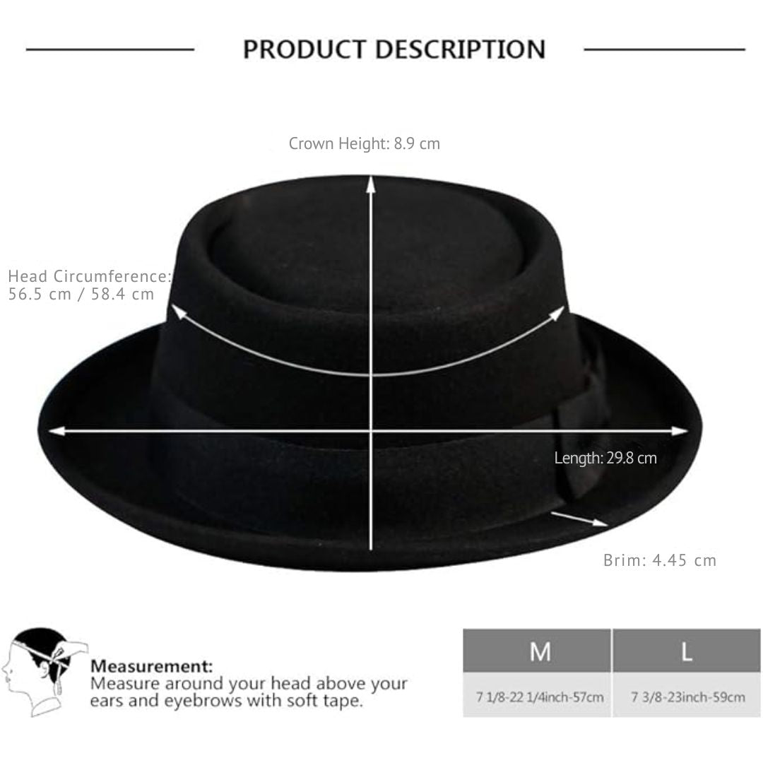 Wool Felt Fedora Hat - Camille-State of Style