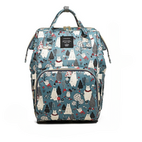 Large-Capacity Baby Nappy Backpack – Multi-Pocket Waterproof Travel Bag